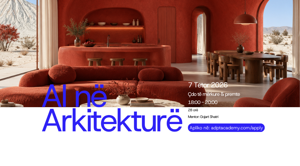 AI në Arkitekturë: Datë e Re më 7 Tetor 2026 | 80% Bursë
