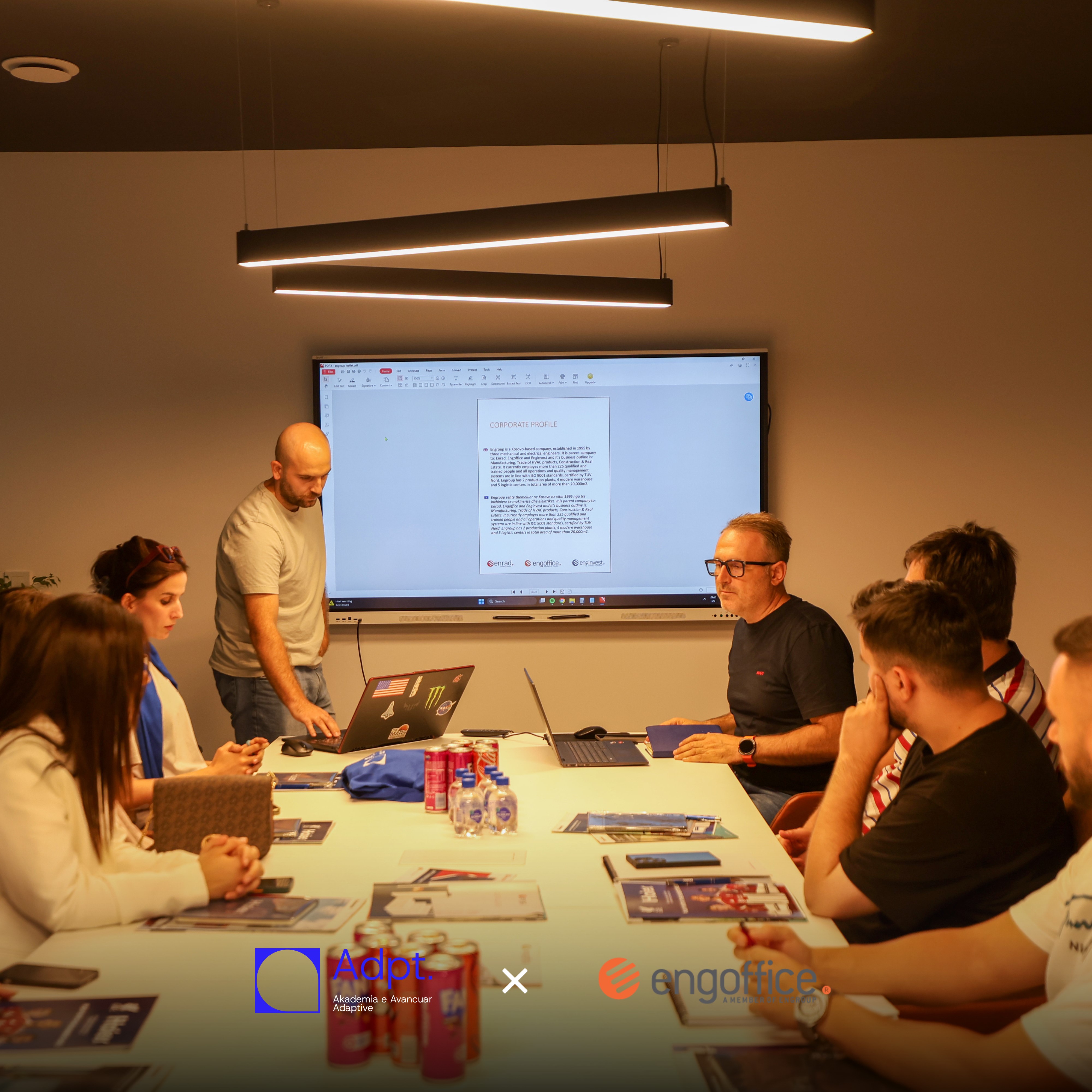Koordinimi i Instalimeve HVAC në Projekt: Vizitë te Eng Office